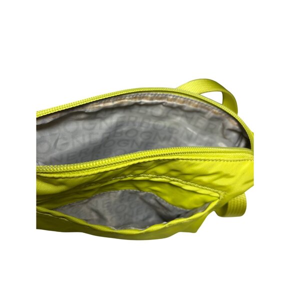 Müller & Meirer Yellow Nylon Crossbody Bag W/ Adjustable Strap & Zipper Pockets - Picture 7 of 9